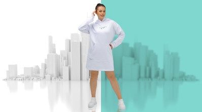 Платье спортивное BEAUTY (белое)