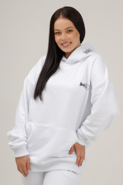 Худи женское APLGO (белое)