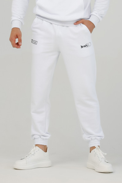 Джоггеры мужские APLGO (белые)