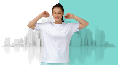 Футболка женская BEAUTY (белая)