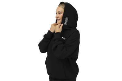 Худи женское APLGO (черное)