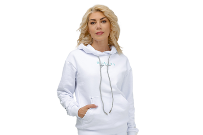 Худи женское BEAUTY (белое)