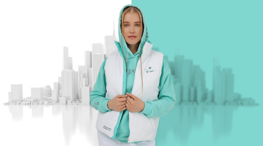 Жилет двусторонний женский BEAUTY